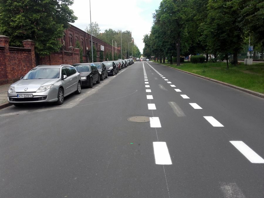 Narutowicza przyjazna rowerzystom