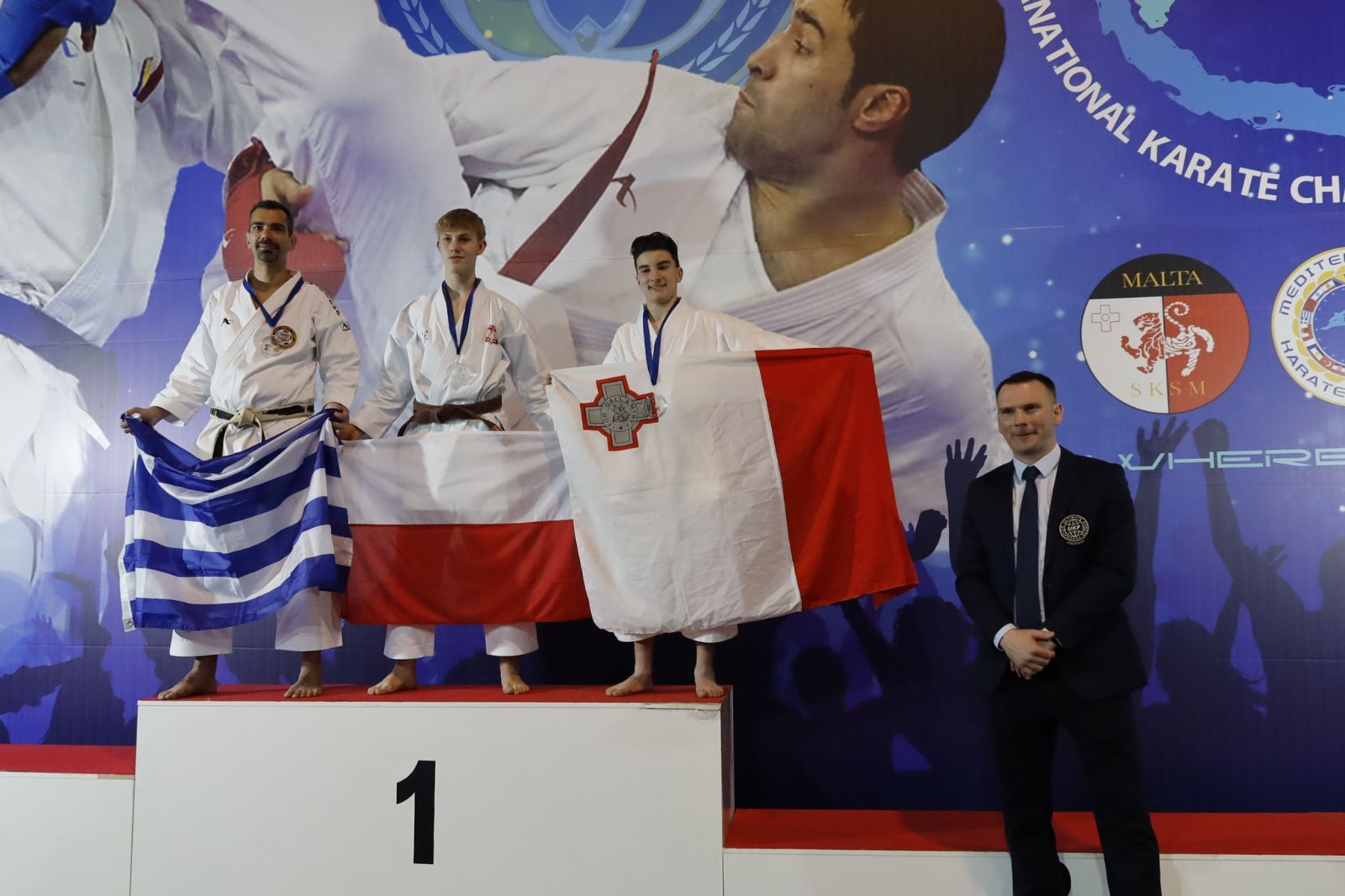 Paweł Juraszek zwycięzcą konkurencji kata seniorów na wielkoszlemowym Malta Open 2023 w Ta ' Qali.jpg