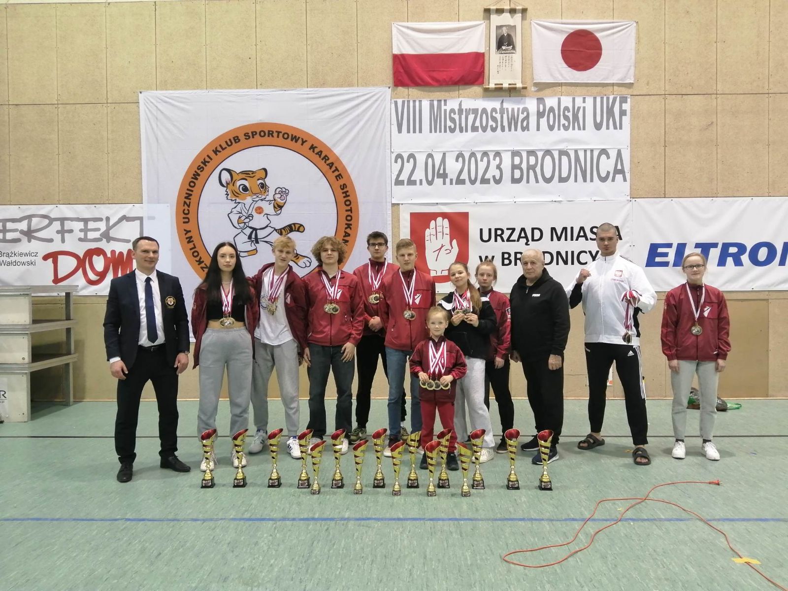 Ekipa Bushikanu na VIII Mistrzostwach Polski w Karate UKF w Brodnicy.jpg
