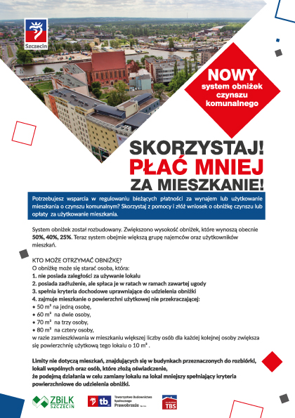 Nowy system obniżek czynszu dla najuboższych