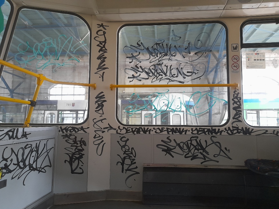 Szczecin: Tramwajowi graficiarze w natarciu