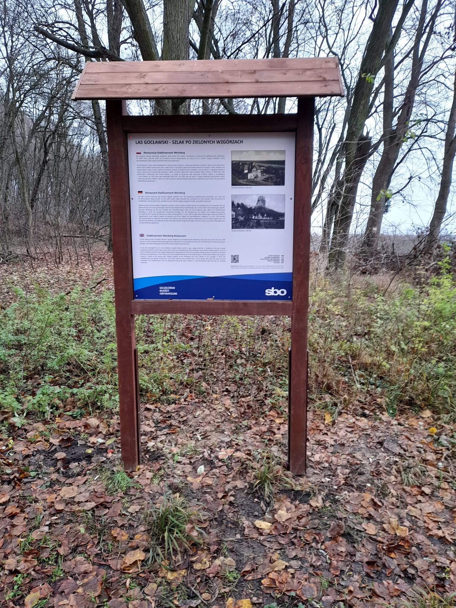 szlaki turystyczne w rejonie Gocławia i Bukowa