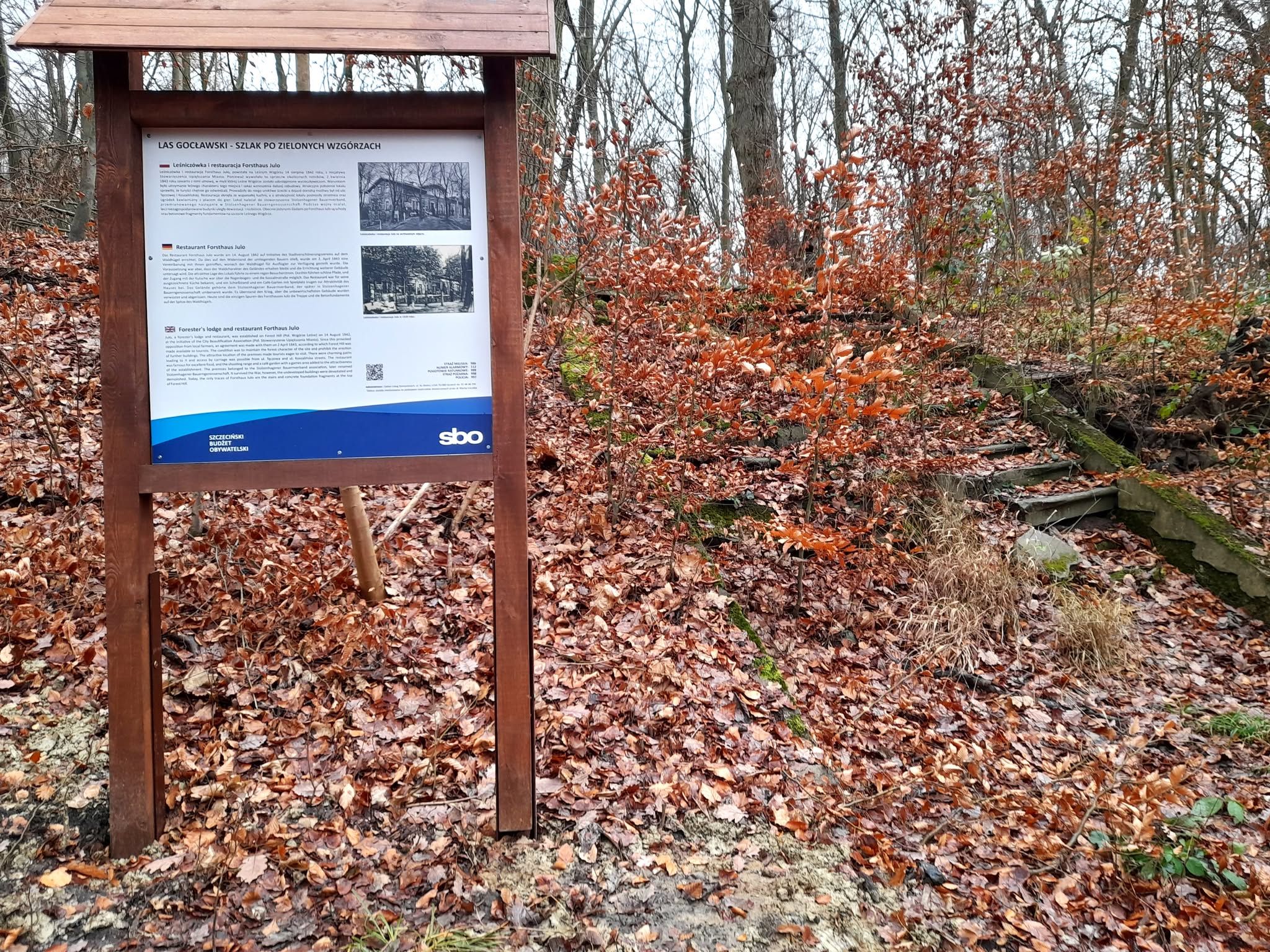 szlaki turystyczne w rejonie Gocławia i Bukowa