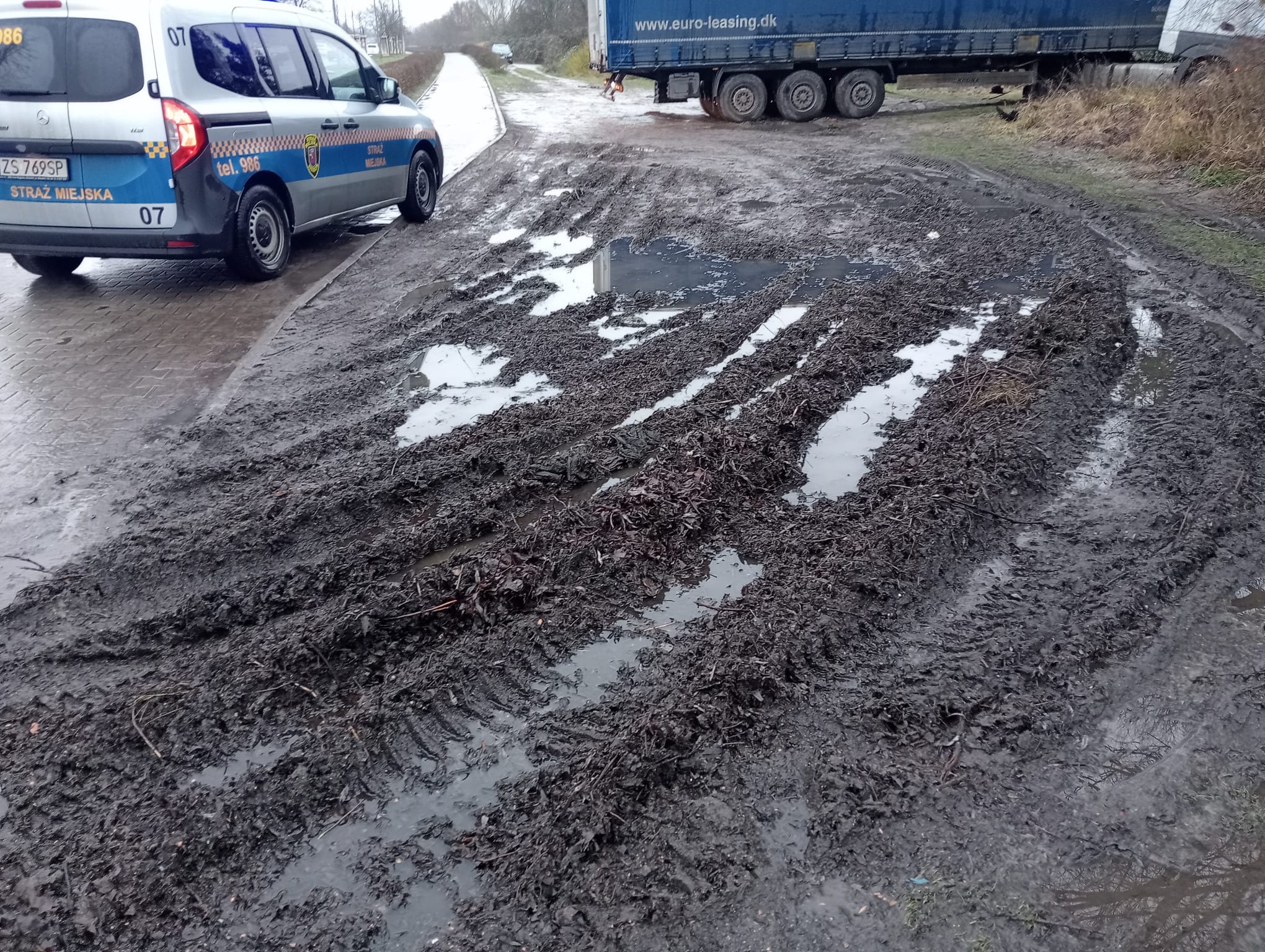 Pijany kierowca TIR-a. Interweniowali strażnicy miejscy