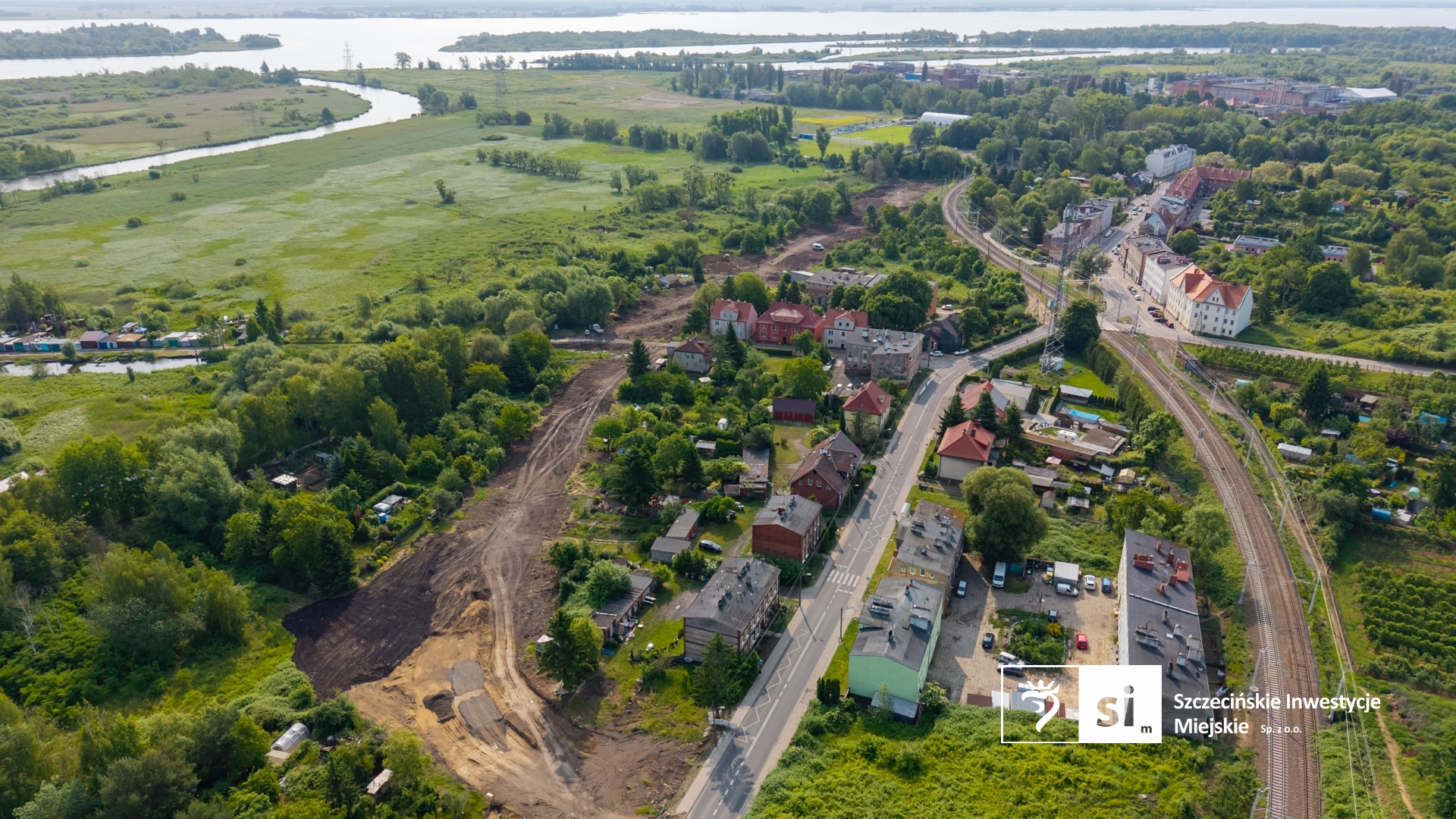 Budowa nowej drogi na Skolwinie.
