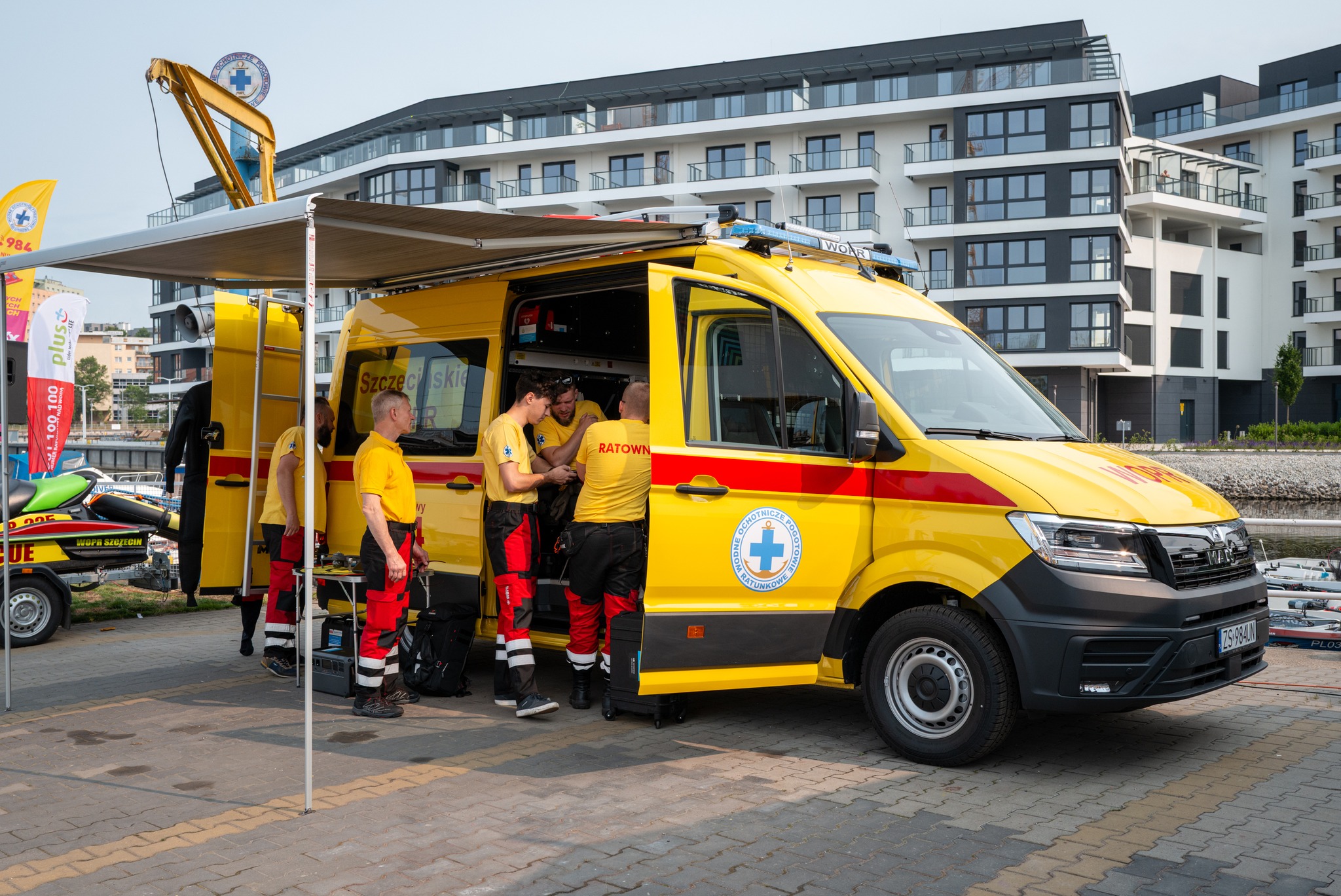 Szczeciński WOPR z nowym, mobilnym centrum dowodzenia