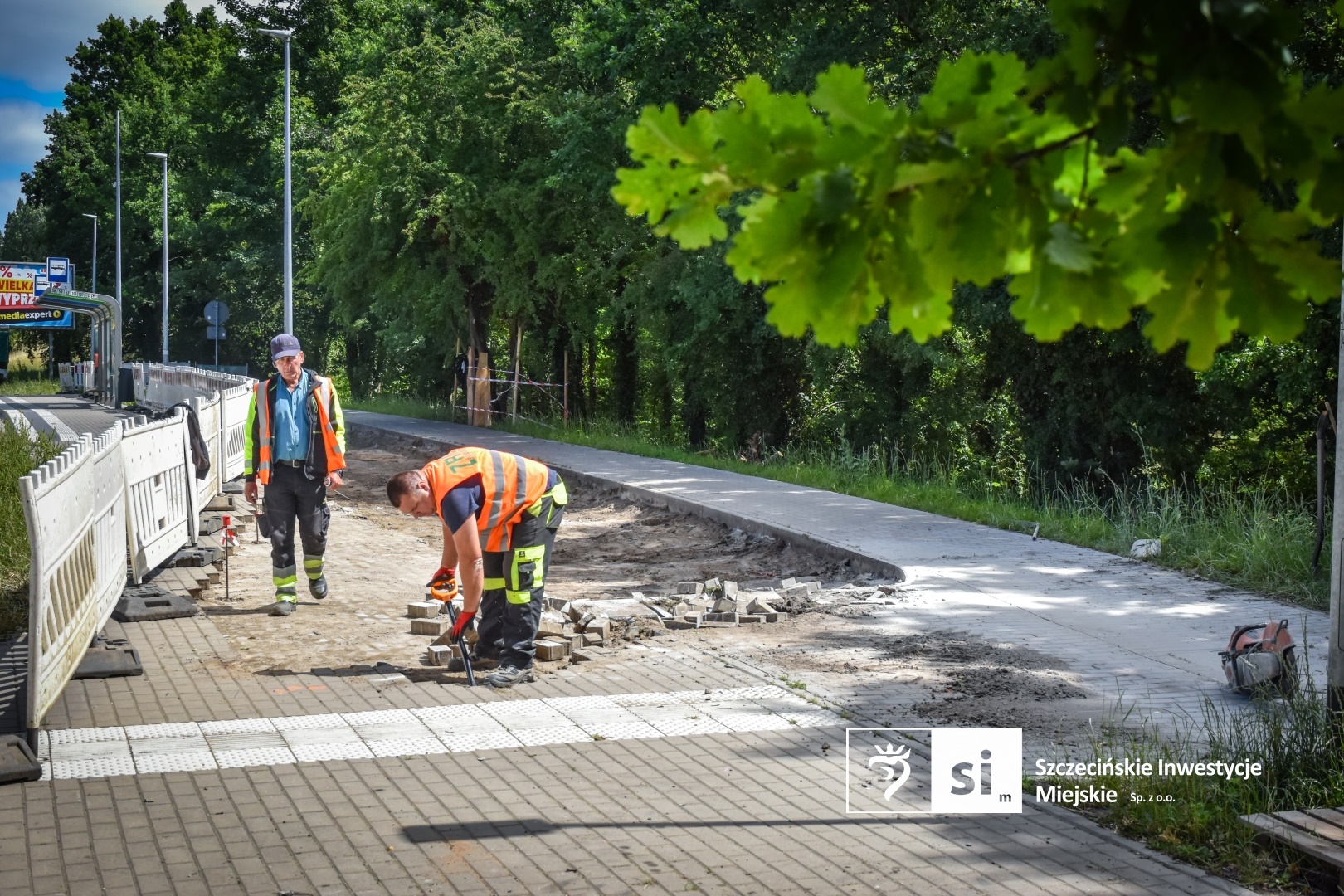 budowa ścieżki rowerowej na ulicy Bogumińskiej i Obotryckiej