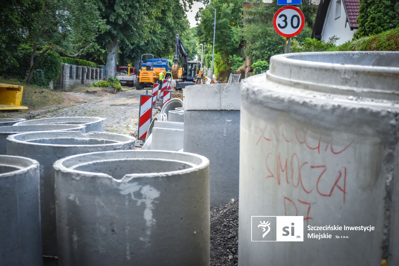 remont ulic Krzemiennej i Smoczej