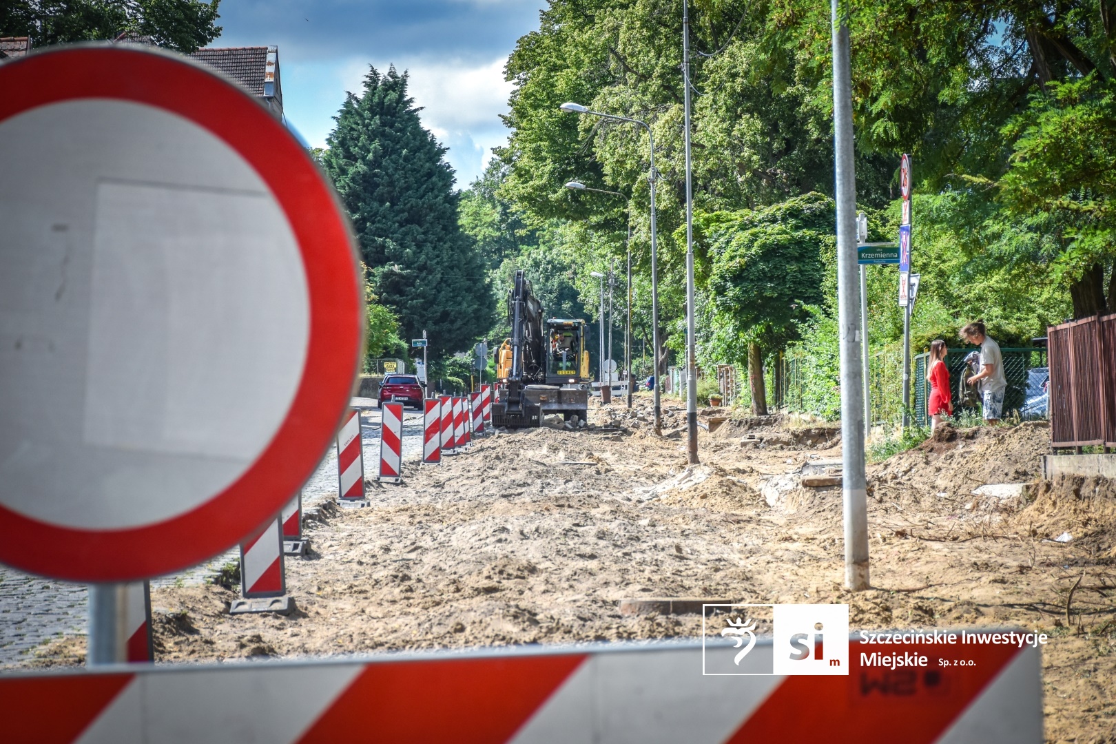 remont ulic Krzemiennej i Smoczej
