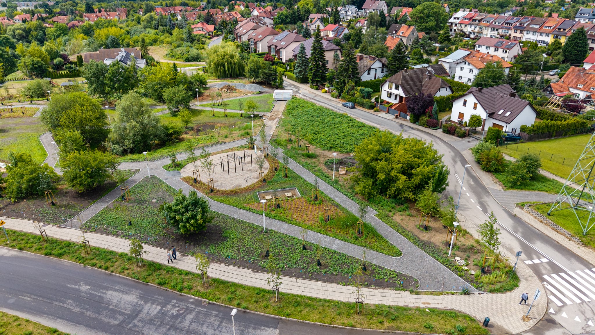 Ekopark Złotowska powstaje w ramach miejskiego programu „Parki dla szczecinian”.