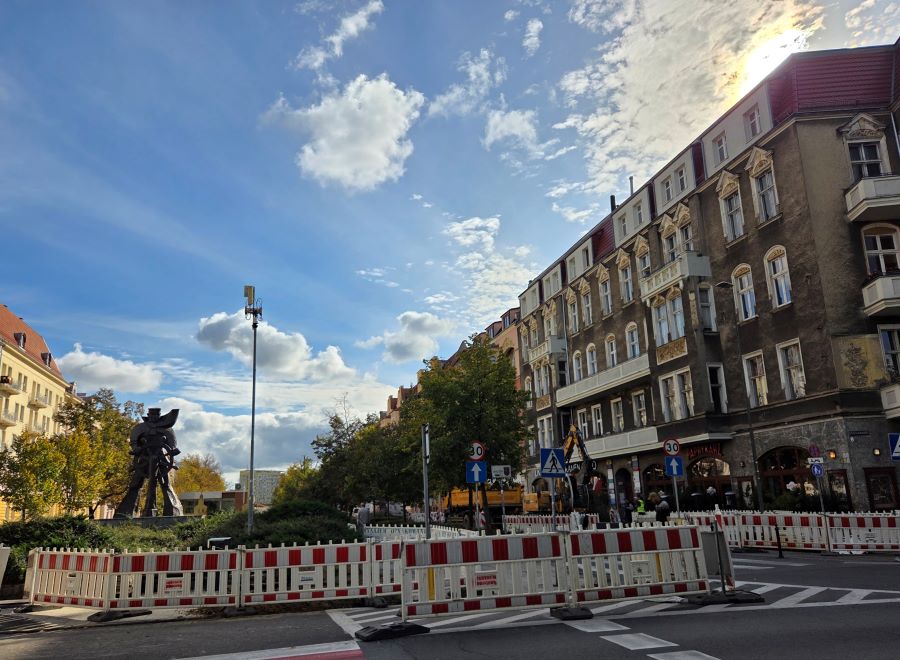 Prace drogowe na alei Jana Pawła II