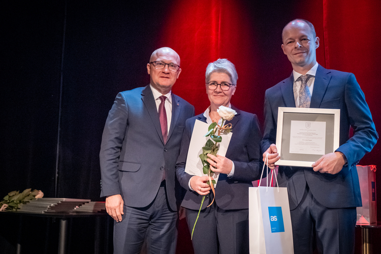 Wręczenie Akademickich Nagród Prezydenta Miasta. Wręczenie Akademickich Nagród Prezydenta Miasta.