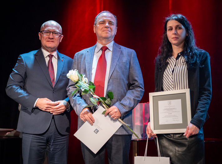 Wręczenie Akademickich Nagród Prezydenta Miasta. Wręczenie Akademickich Nagród Prezydenta Miasta.