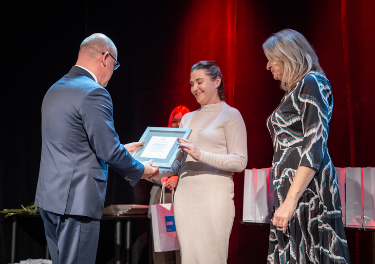 Wręczenie Akademickich Nagród Prezydenta Miasta. Wręczenie Akademickich Nagród Prezydenta Miasta.