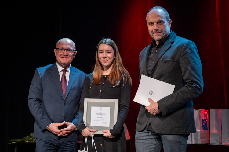Wręczenie Akademickich Nagród Prezydenta Miasta. Wręczenie Akademickich Nagród Prezydenta Miasta.