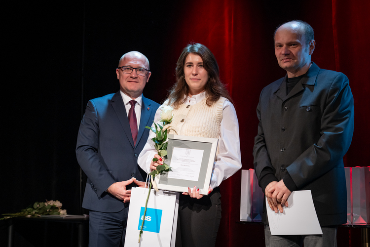 Wręczenie Akademickich Nagród Prezydenta Miasta. Wręczenie Akademickich Nagród Prezydenta Miasta.