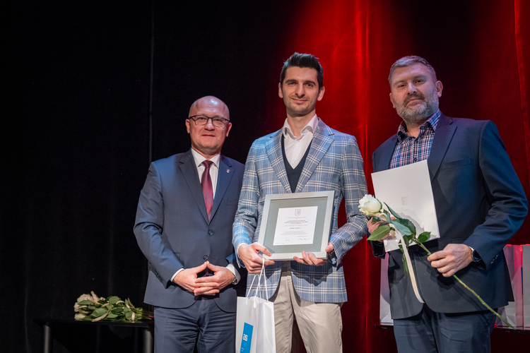 Wręczenie Akademickich Nagród Prezydenta Miasta. Wręczenie Akademickich Nagród Prezydenta Miasta.