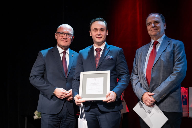 Wręczenie Akademickich Nagród Prezydenta Miasta. Wręczenie Akademickich Nagród Prezydenta Miasta.