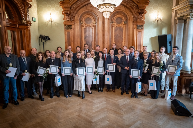 Wręczenie Akademickich Nagród Prezydenta Miasta. Wręczenie Akademickich Nagród Prezydenta Miasta.