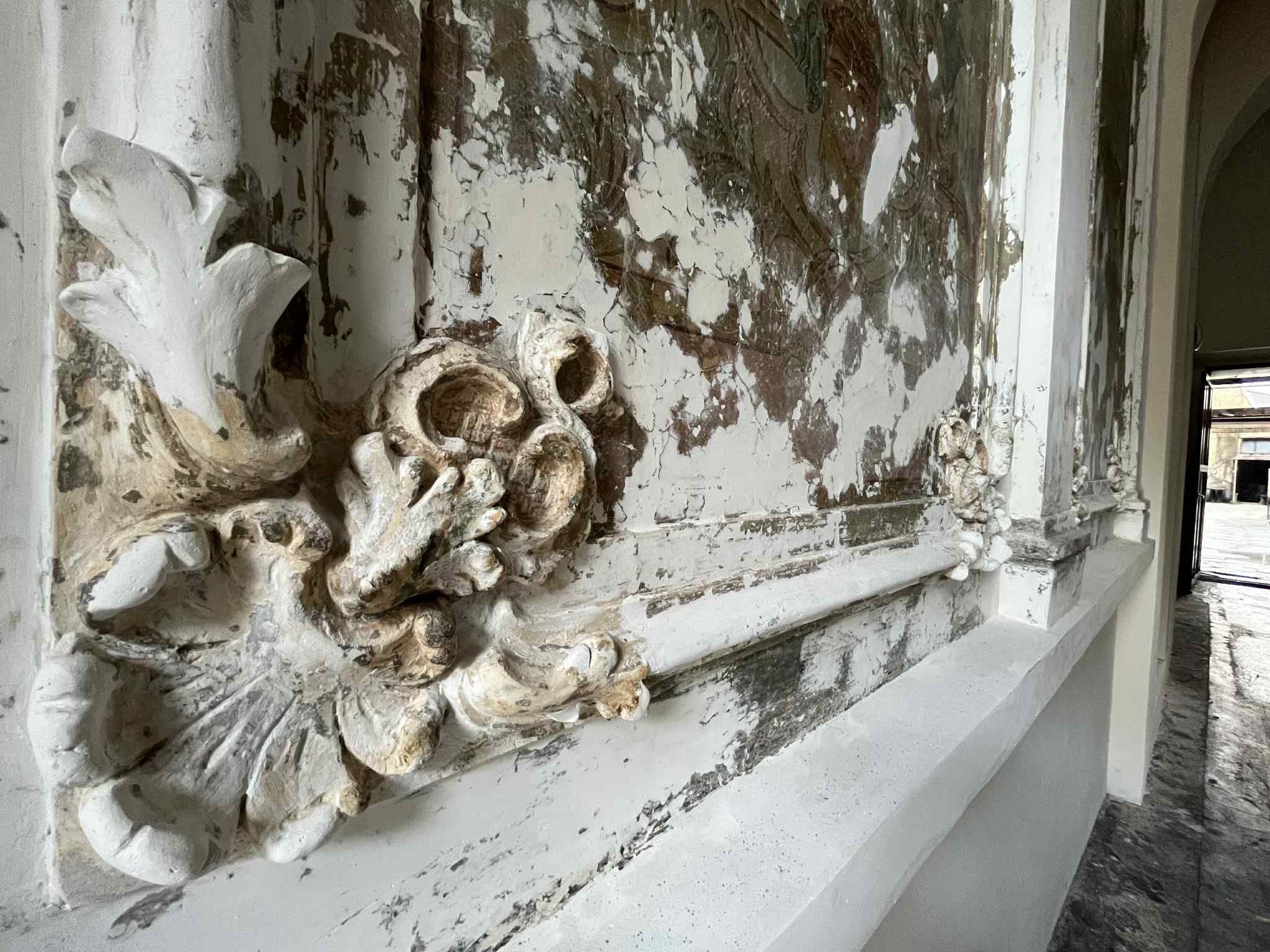 Prace konserwatorskie przejazdu bramnego przy ulicy Śląskiej 41. Prace konserwatorskie przejazdu bramnego przy ulicy Śląskiej 41.