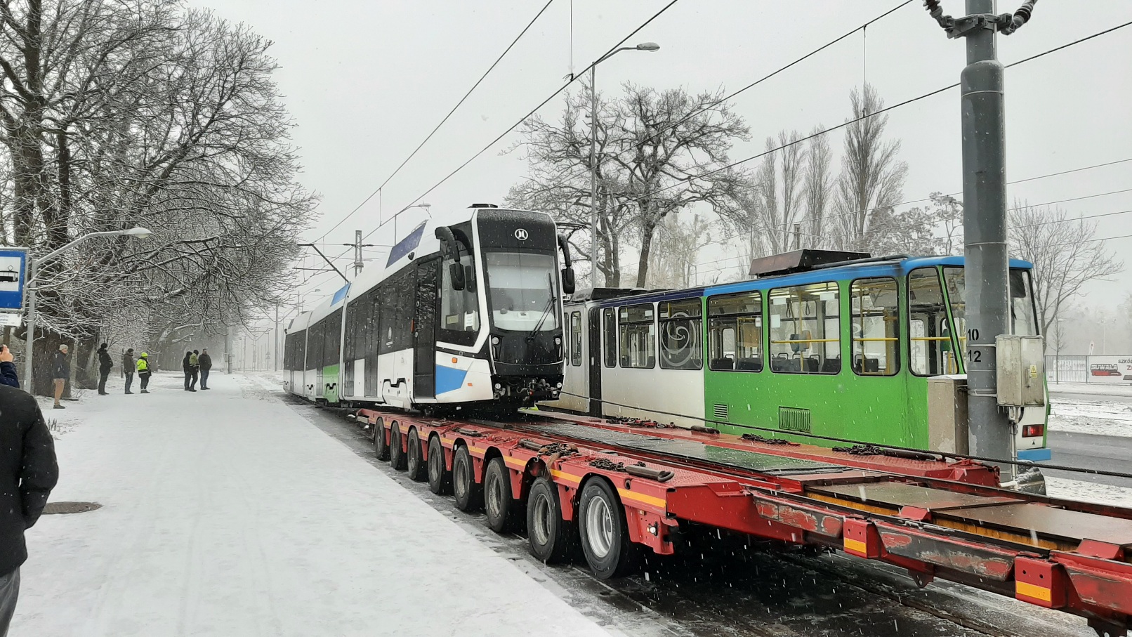 Tramwaj Moderus Gamma w Szczecinie. Tramwaj Moderus Gamma w Szczecinie.