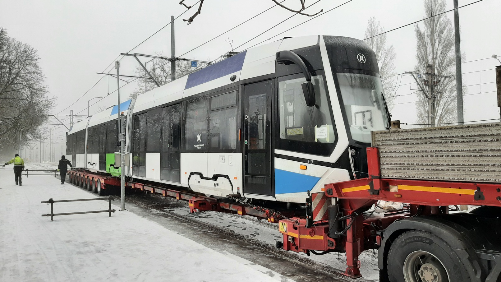 Tramwaj Moderus Gamma w Szczecinie. Tramwaj Moderus Gamma w Szczecinie.