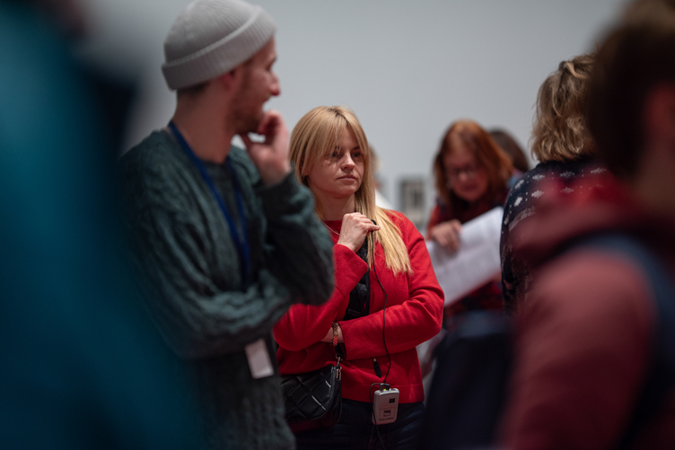 Tłumy na otwarciu wystawy "Sny Kobiet / Frauenträume" w TRAFO Tłumy na otwarciu wystawy "Sny Kobiet / Frauenträume" w TRAFO