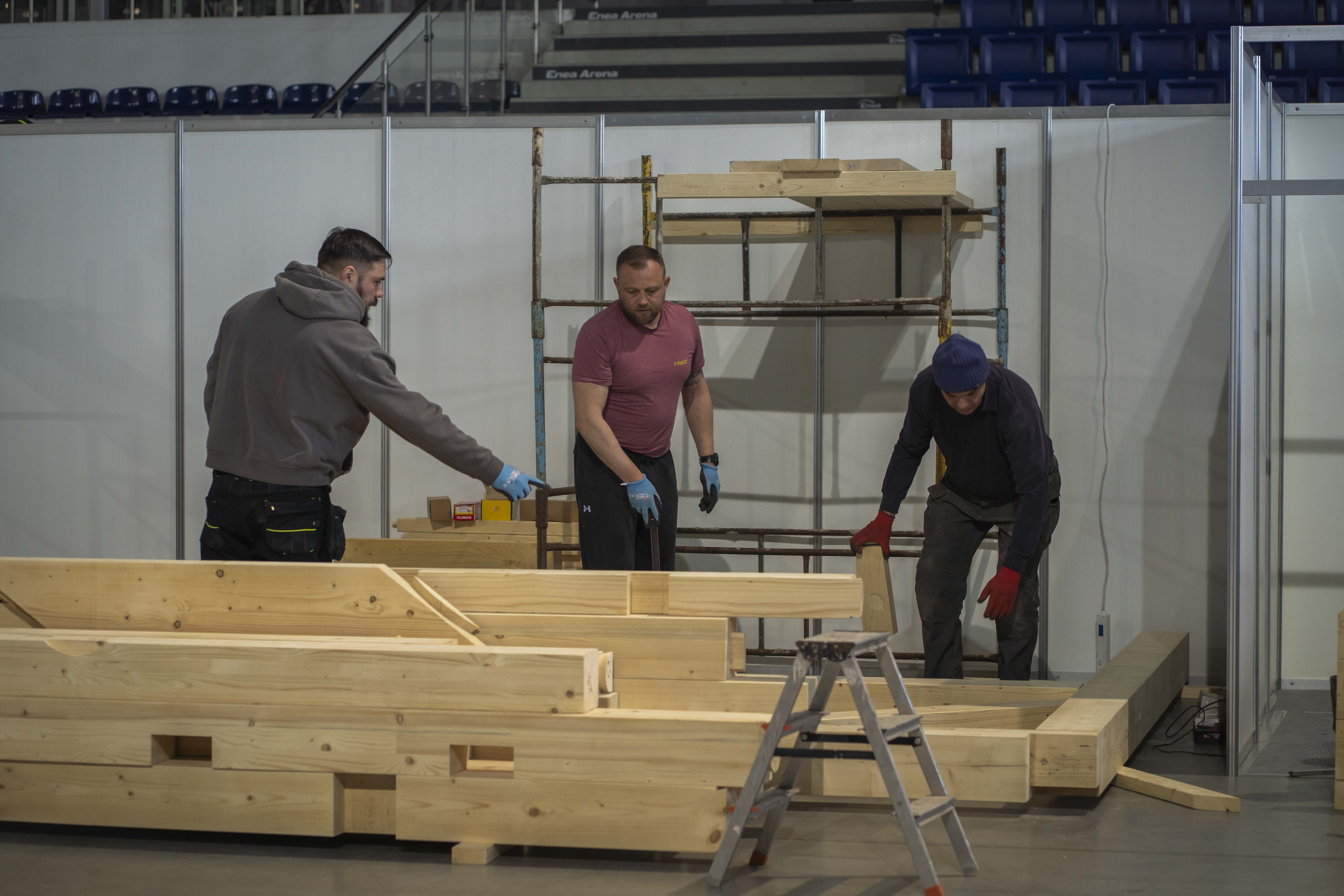 Płyta hali Enea Arena zamieni się w imponującą przestrzeń ekspozycyjną.