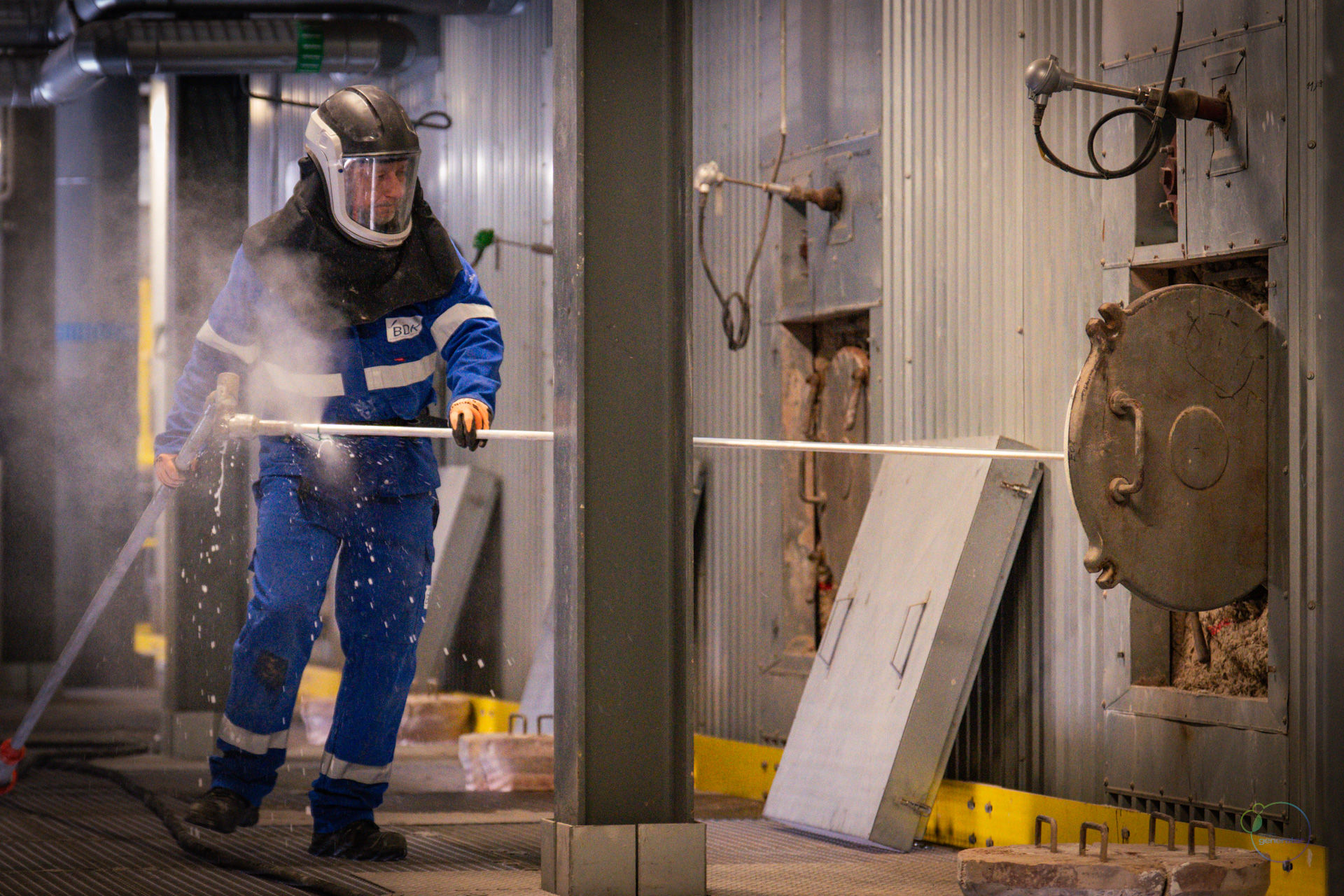 Specjaliści i technolodzy EcoGeneratora każdej wiosny sprawdzają kotły, w których na co dzień spalane są odpady.