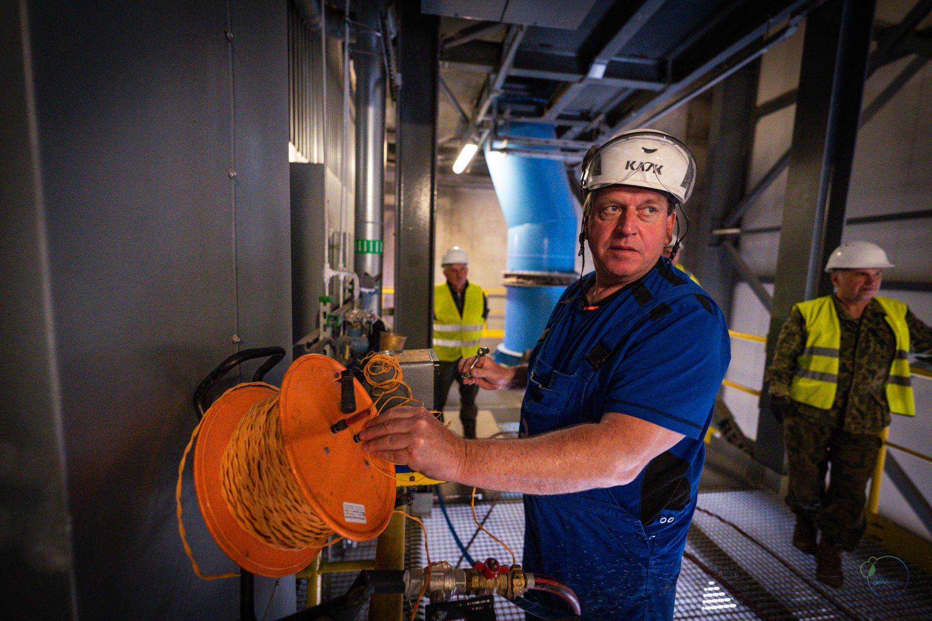 Specjaliści i technolodzy EcoGeneratora każdej wiosny sprawdzają kotły, w których na co dzień spalane są odpady.