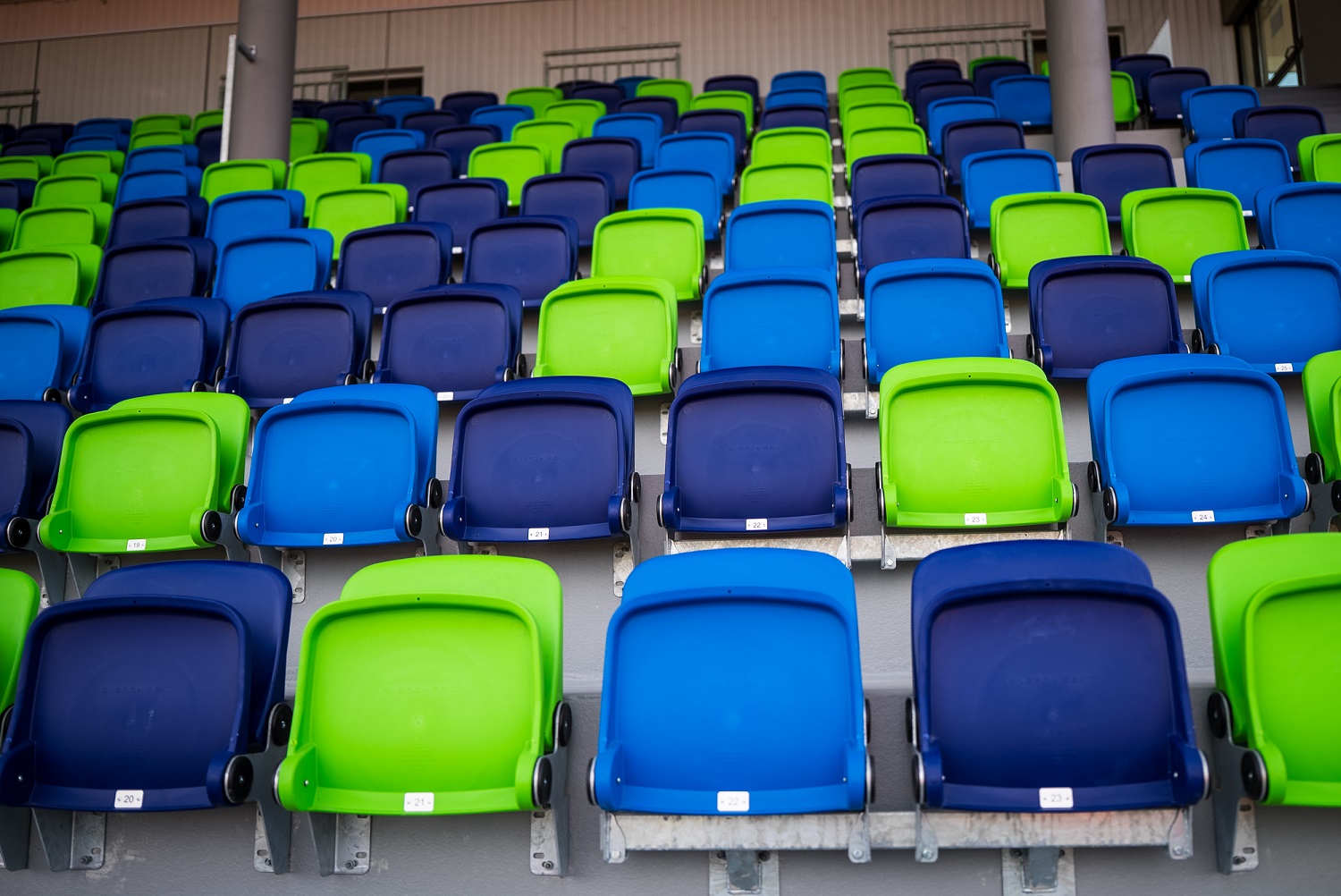 Trybuna na stadionie przy ul. Litewskiej jak nowa