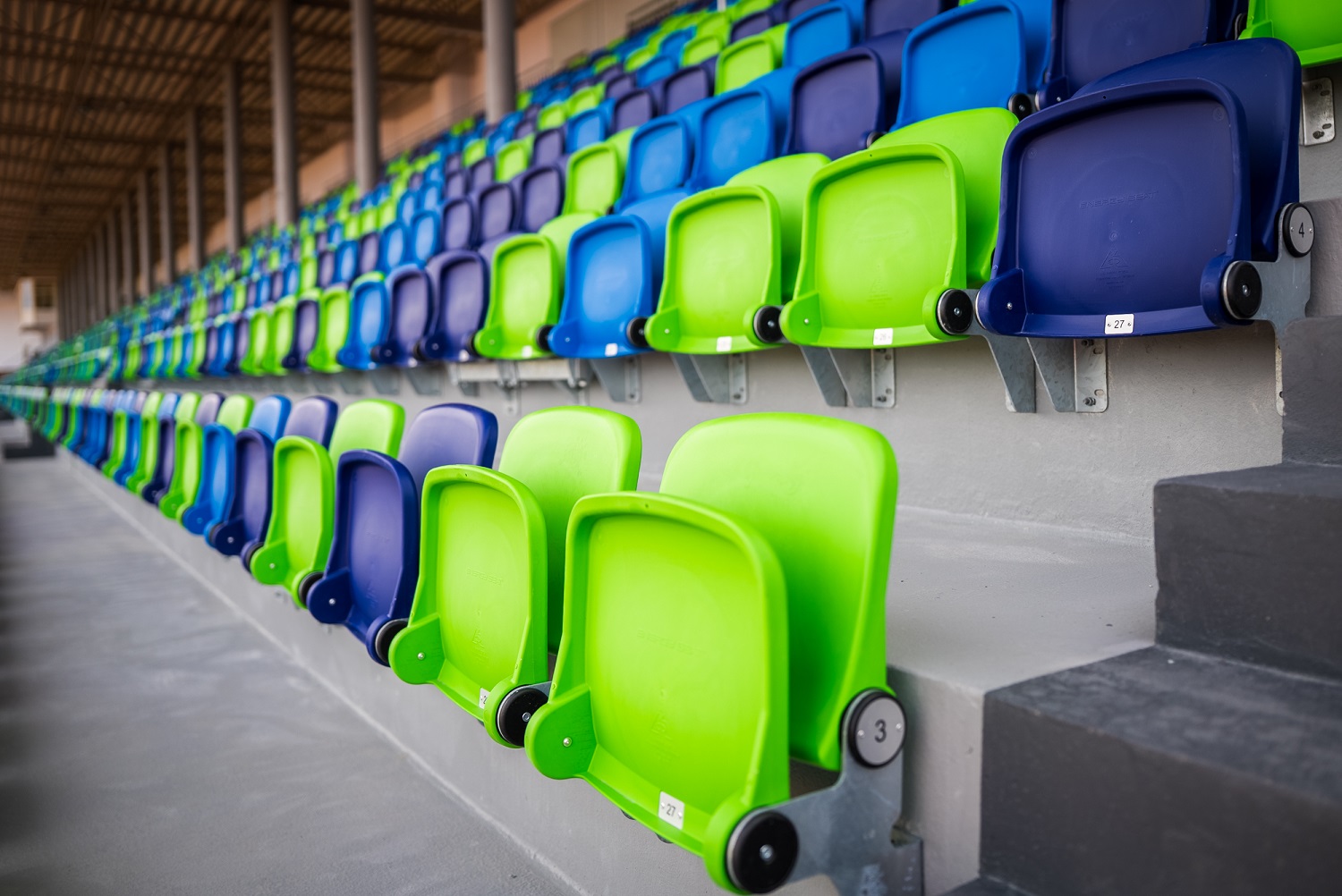 Trybuna na stadionie przy ul. Litewskiej jak nowa