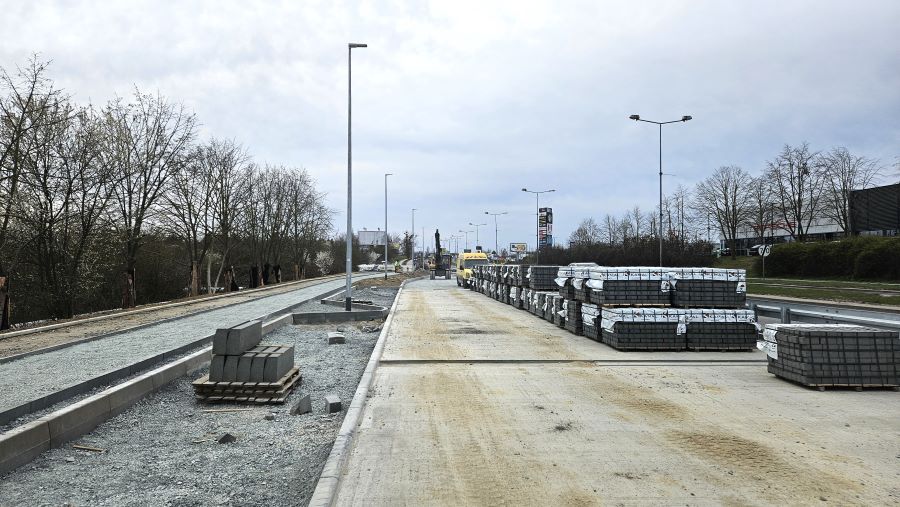 Powstaje zatoka do kontroli samochodów ciężarowych Powstaje zatoka do kontroli samochodów ciężarowych