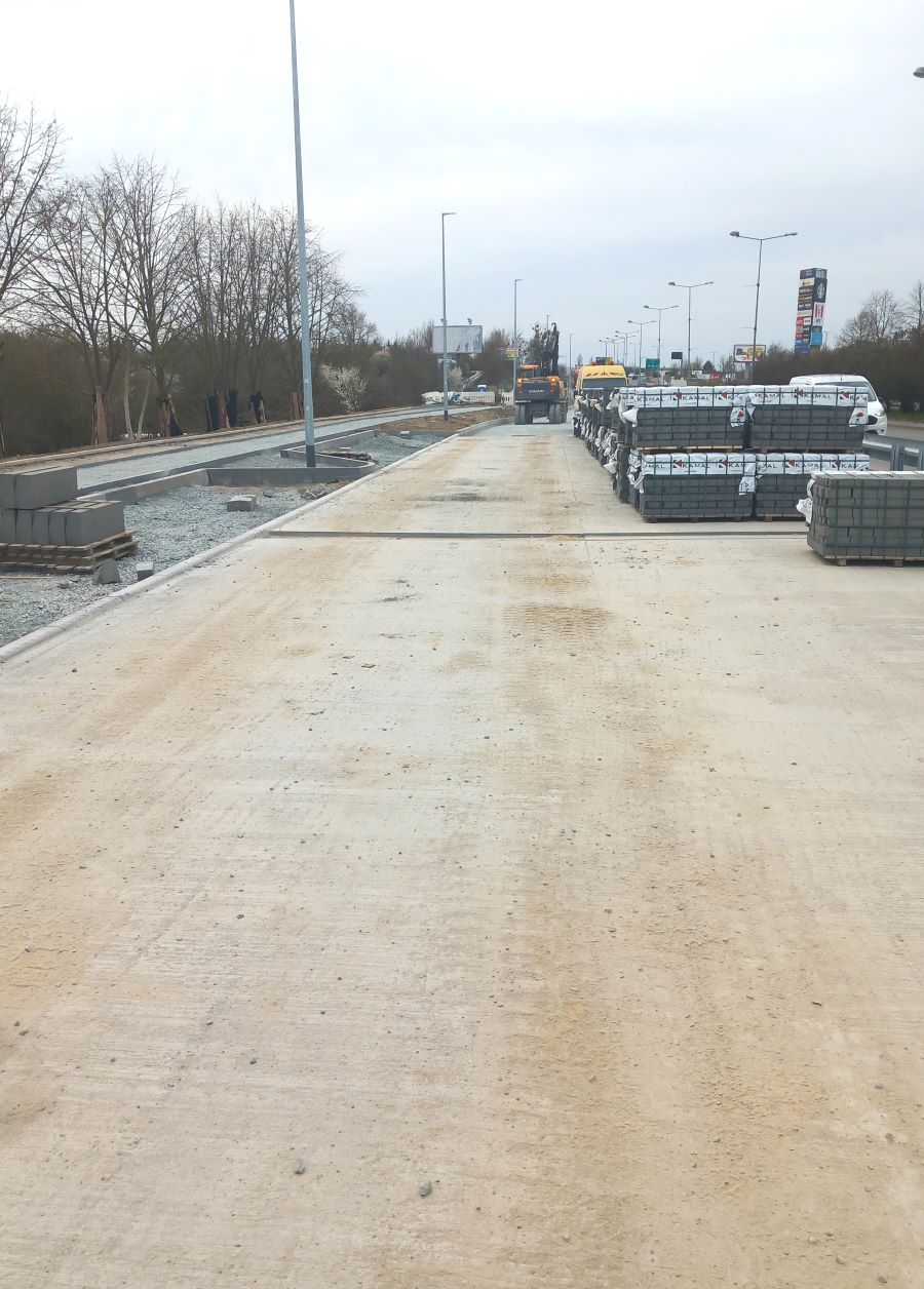 Powstaje zatoka do kontroli samochodów ciężarowych Powstaje zatoka do kontroli samochodów ciężarowych