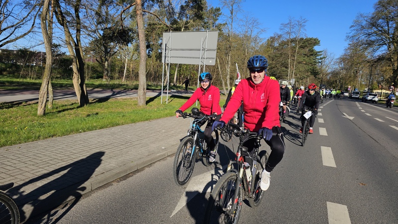 Blisko 500 rowerzystów objechało Zalew Szczeciński