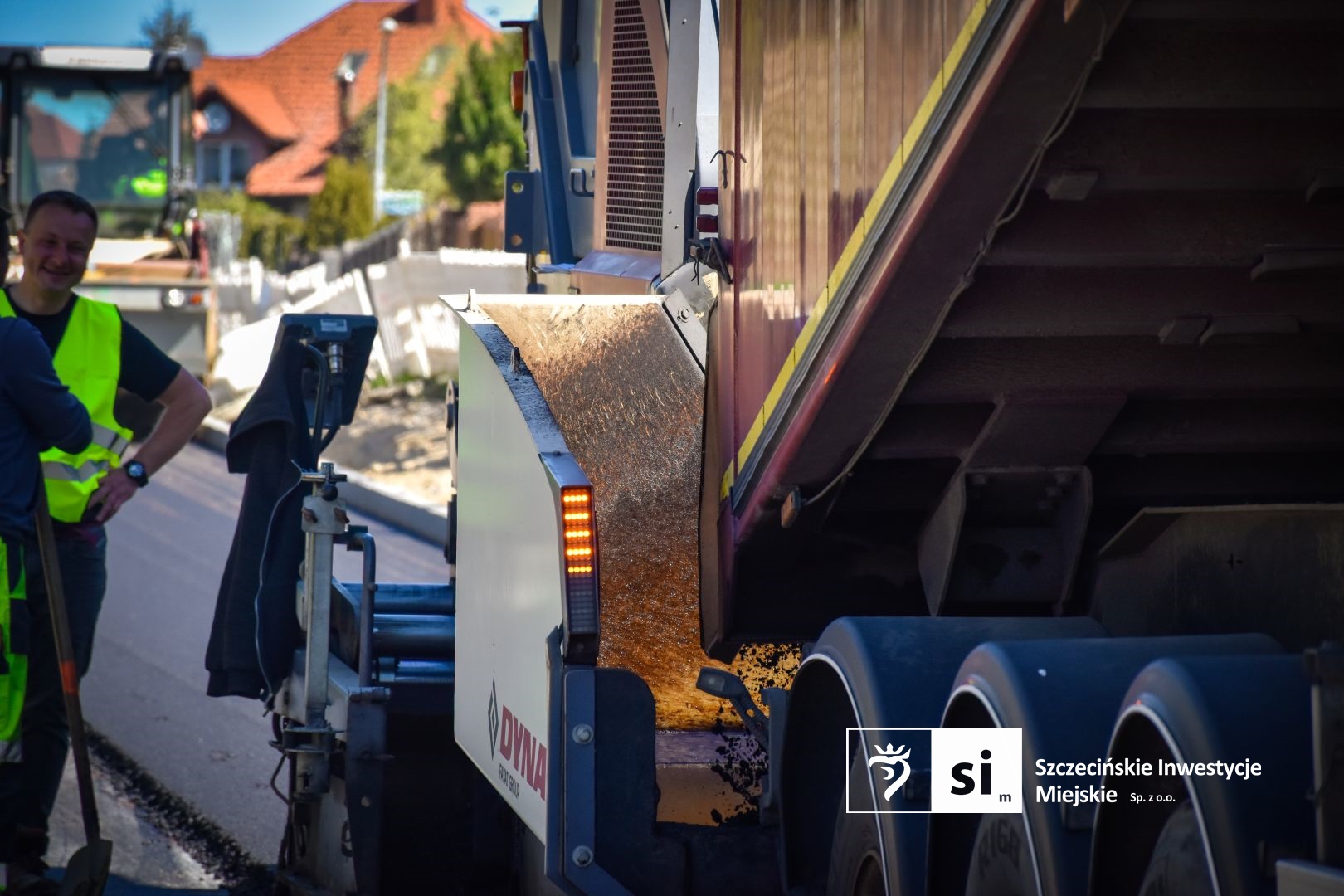 Asfaltowanie na Północnej