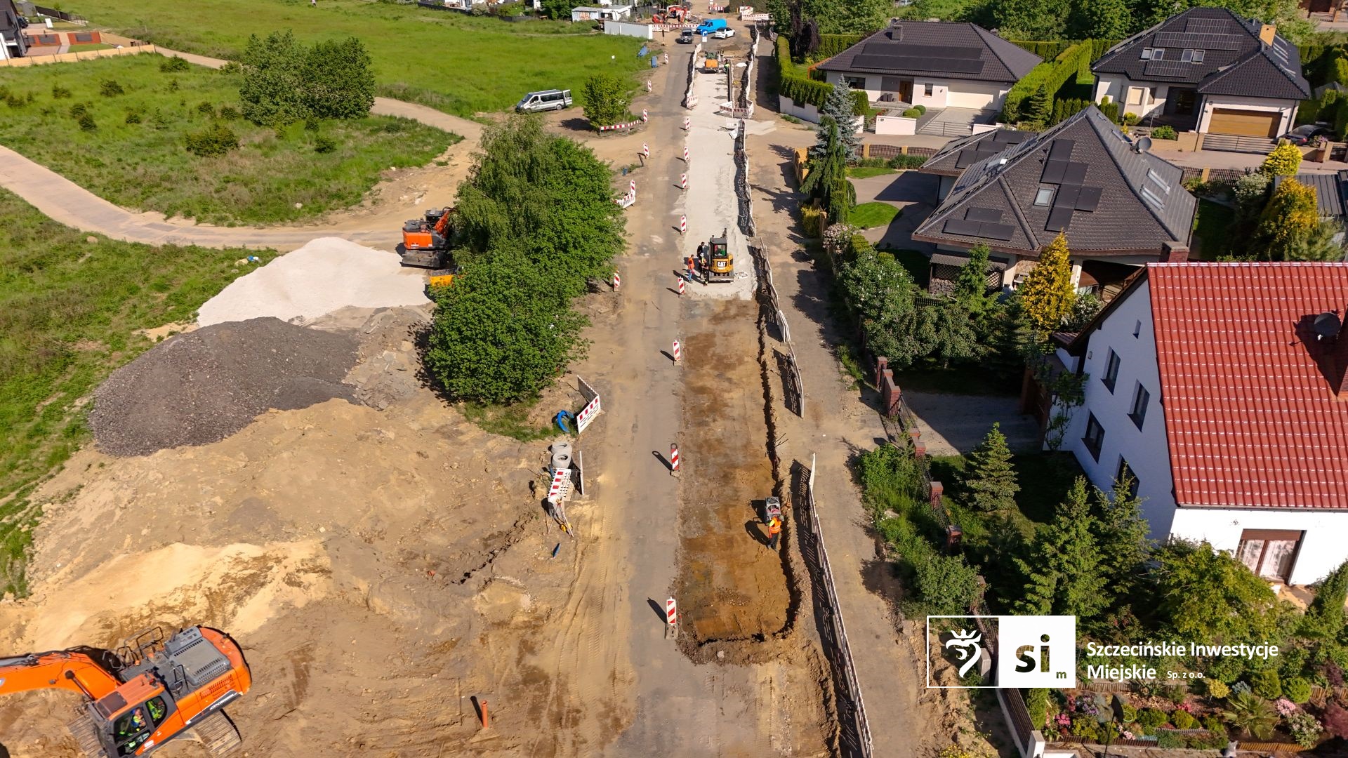 Przebudowa Andersena i Północnej. Plac budowy