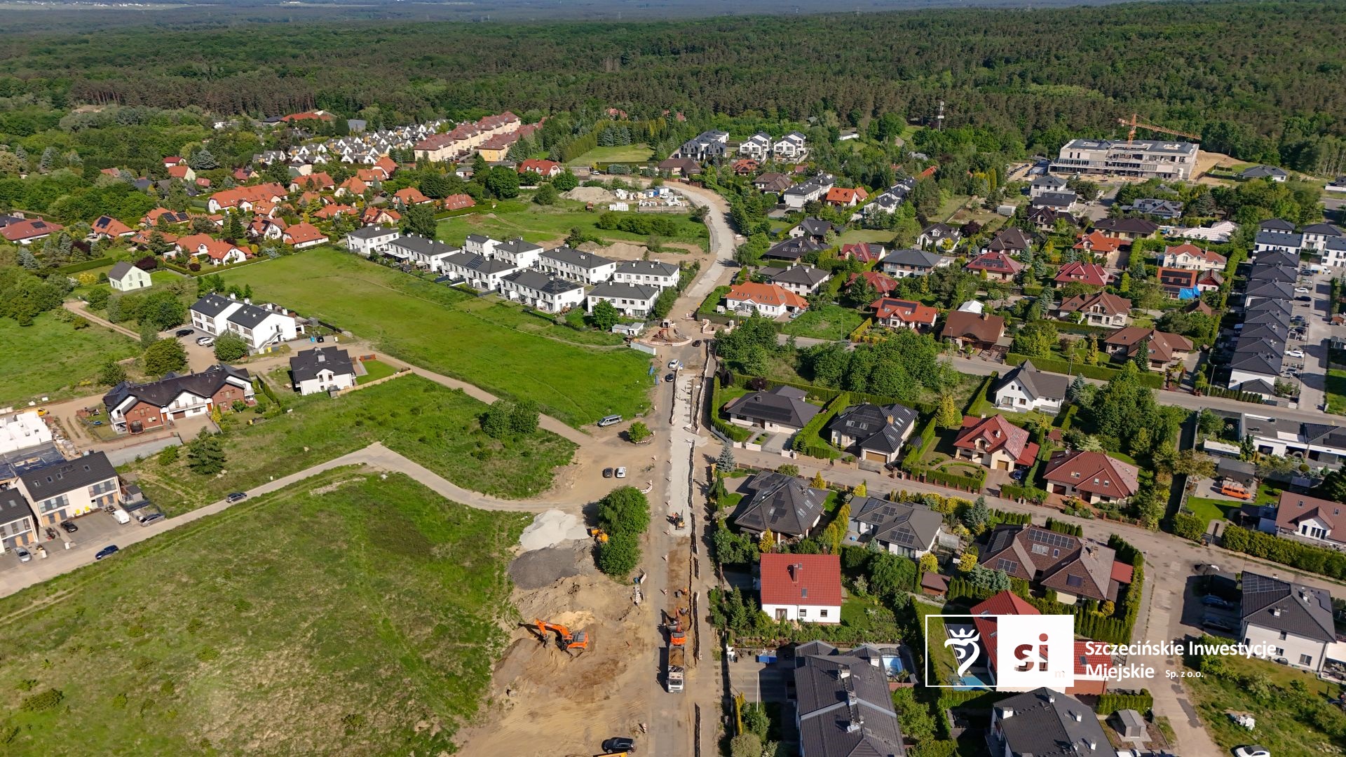 Przebudowa Andersena i Północnej. Plac budowy