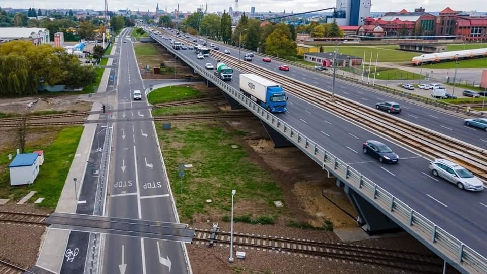 Estakada Pomorska w Szczecinie Estakada Pomorska w Szczecinie