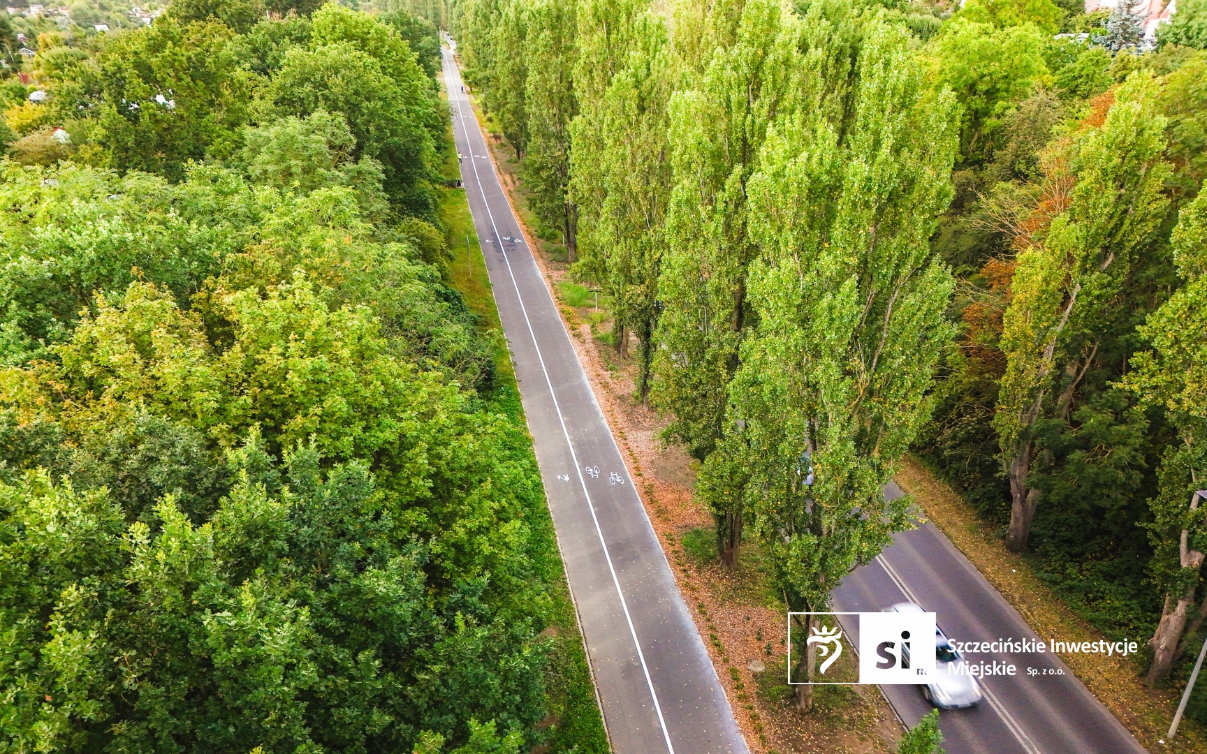 Piesi i rowerzyści mogą korzystać z nowej infrastruktury wzdłuż ulic Obotryckiej i Bogumińskiej w Szczecinie.