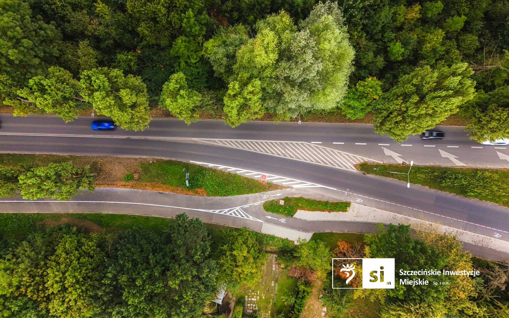 Piesi i rowerzyści mogą korzystać z nowej infrastruktury wzdłuż ulic Obotryckiej i Bogumińskiej w Szczecinie.