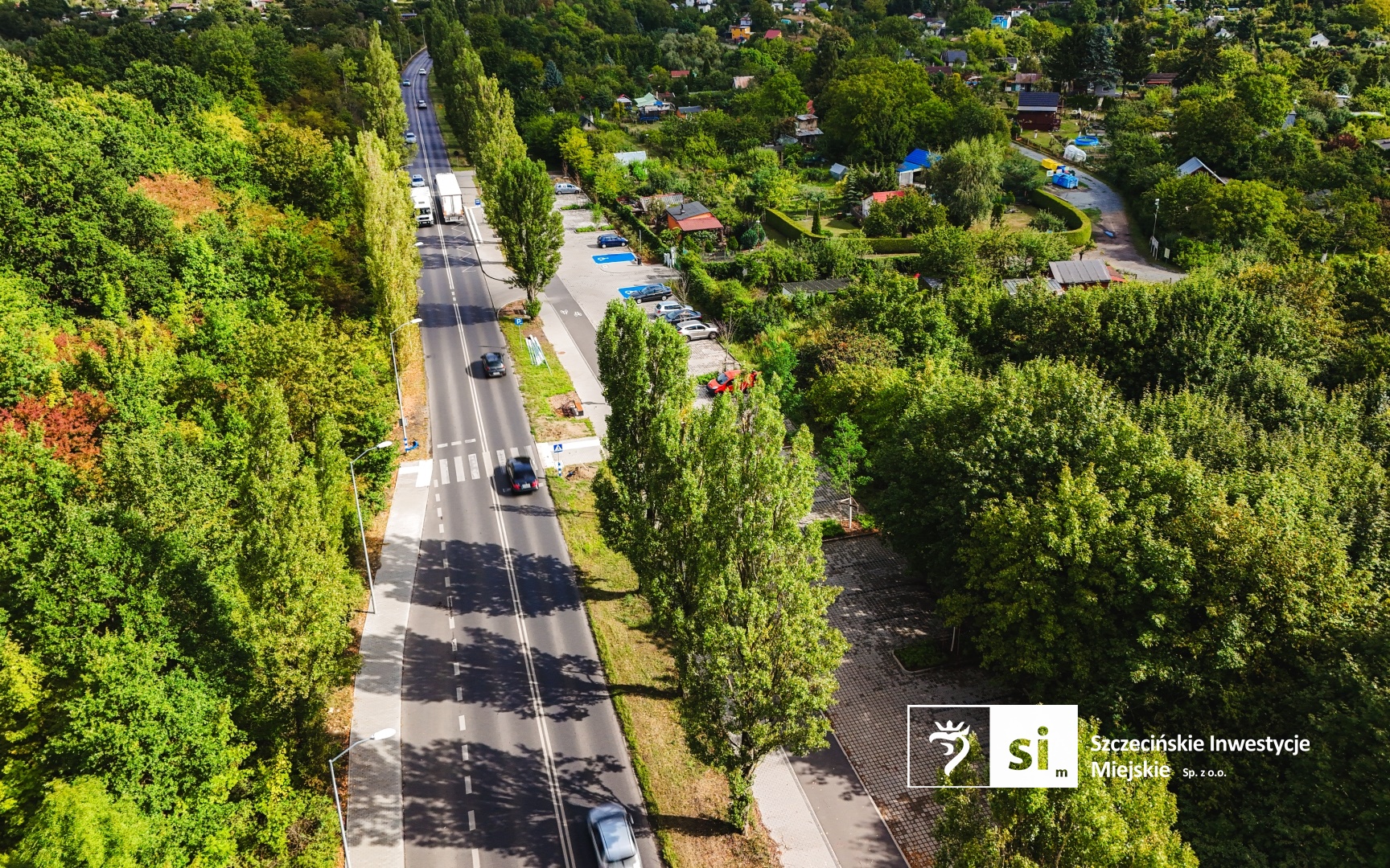 Piesi i rowerzyści mogą korzystać z nowej infrastruktury wzdłuż ulic Obotryckiej i Bogumińskiej w Szczecinie.