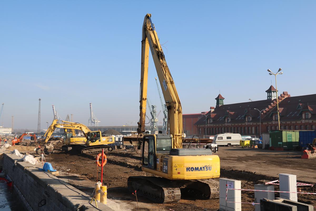 Powstaje bulwar na Łasztowni