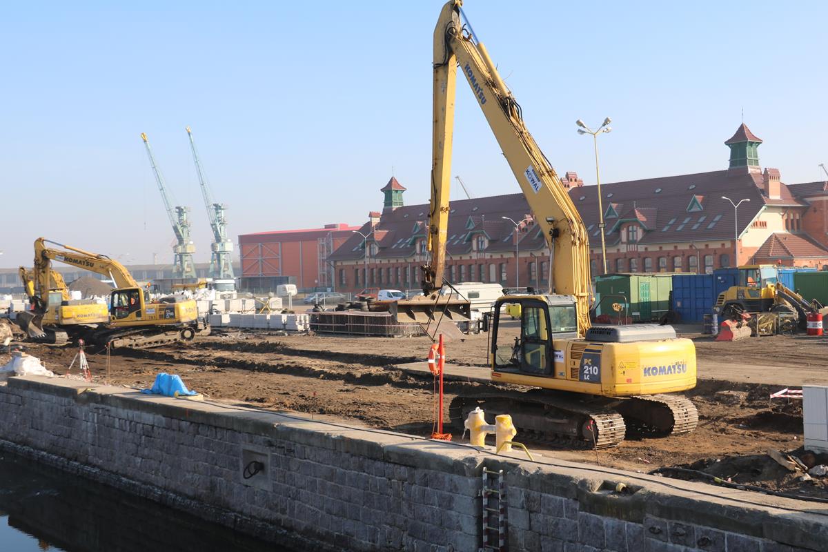 Powstaje bulwar na Łasztowni