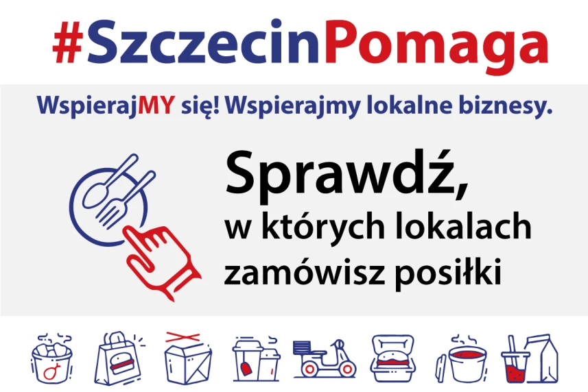 [#SzczecinPomaga] Lista lokali gastronomicznych z zamówieniami na dowóz