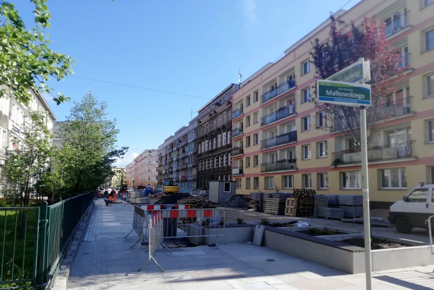 Prace w śródmieściu postępują Prace w śródmieściu postępują
