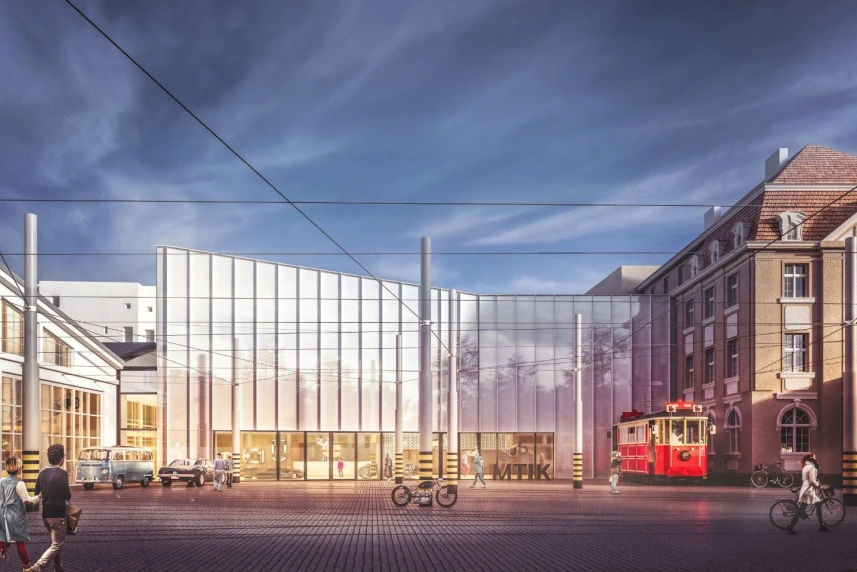 Muzeum Techniki i Komunikacji – plac budowany przekazany