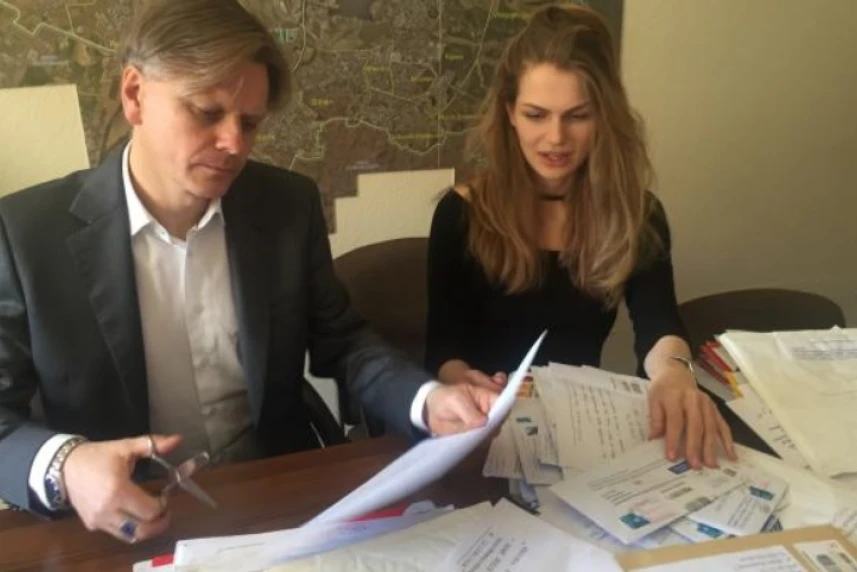 Jarosław Bondar, architekt miasta i wiceprzewodniczący komisji konkursowej i Magdalena Andruszkiewicz, sekretarz komisji