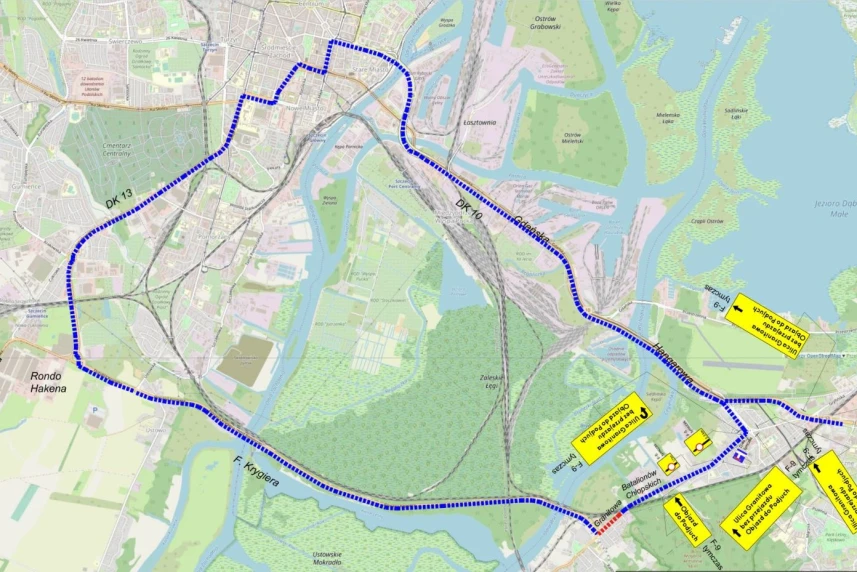 Węzeł Granitowa - organizacja ruchu #7
