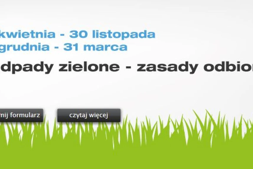 Odpady zielone – reaktywacja Odpady zielone – reaktywacja